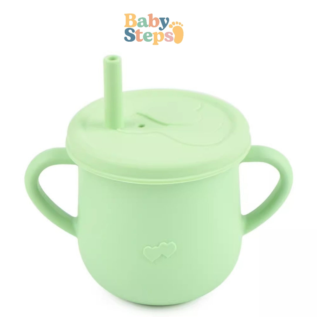 Vaso corazon con pajilla - Babystepscr