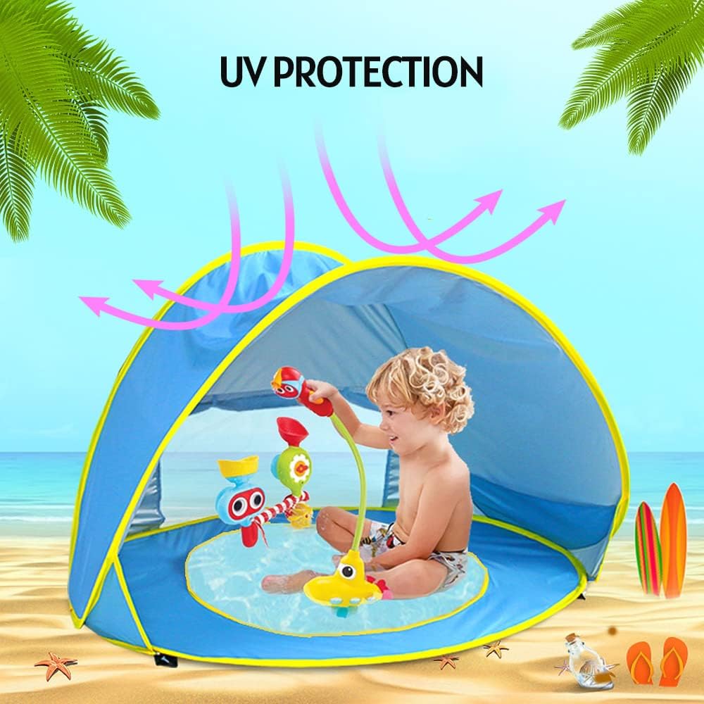 Tienda de campaña de Playa para Bebé con Mini Piscina