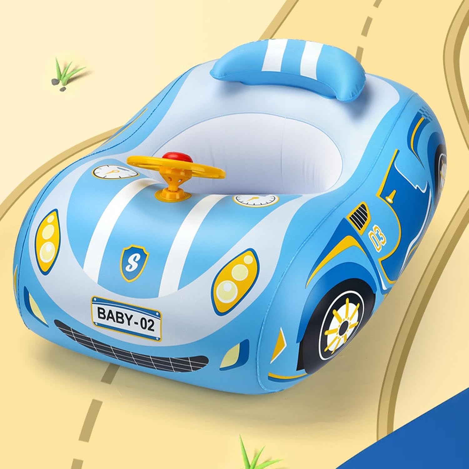 Flotador Infantil en Forma de Carro