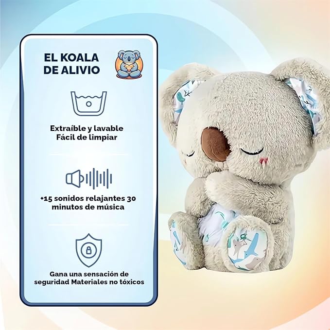 Peluche Koala con Luz Nocturna Relajante