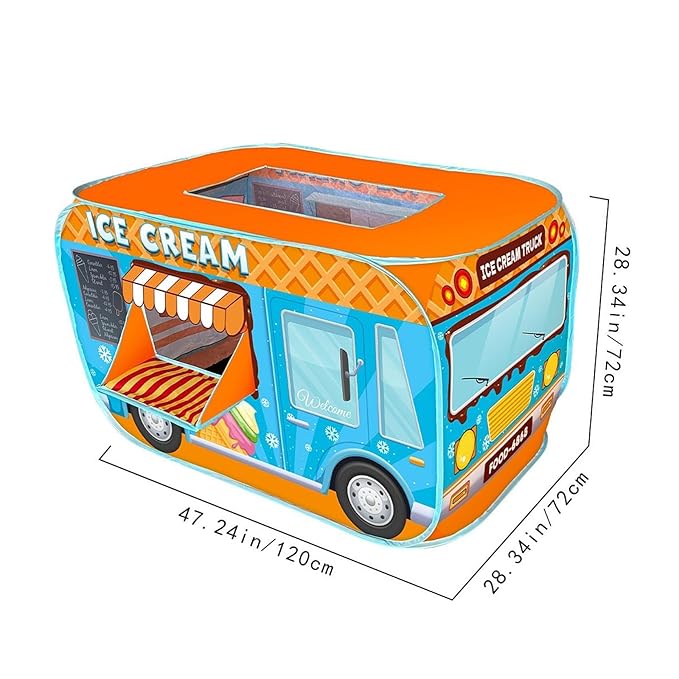 Tienda de campaña Infantil Tipo Bus de Helados