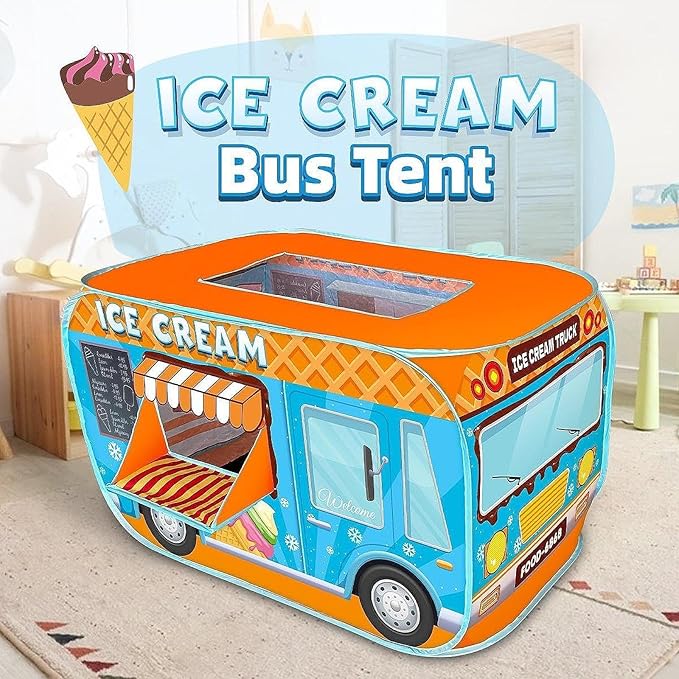 Tienda de campaña Infantil Tipo Bus de Helados