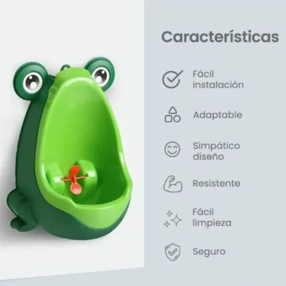 Orinal de Entrenamiento Infantil con Diseño de Rana
