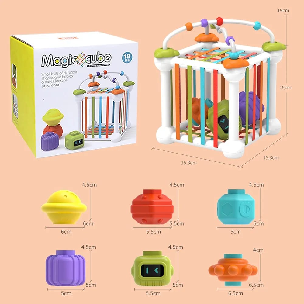 Juguete Sensorial Montessori Clasificador de Formas