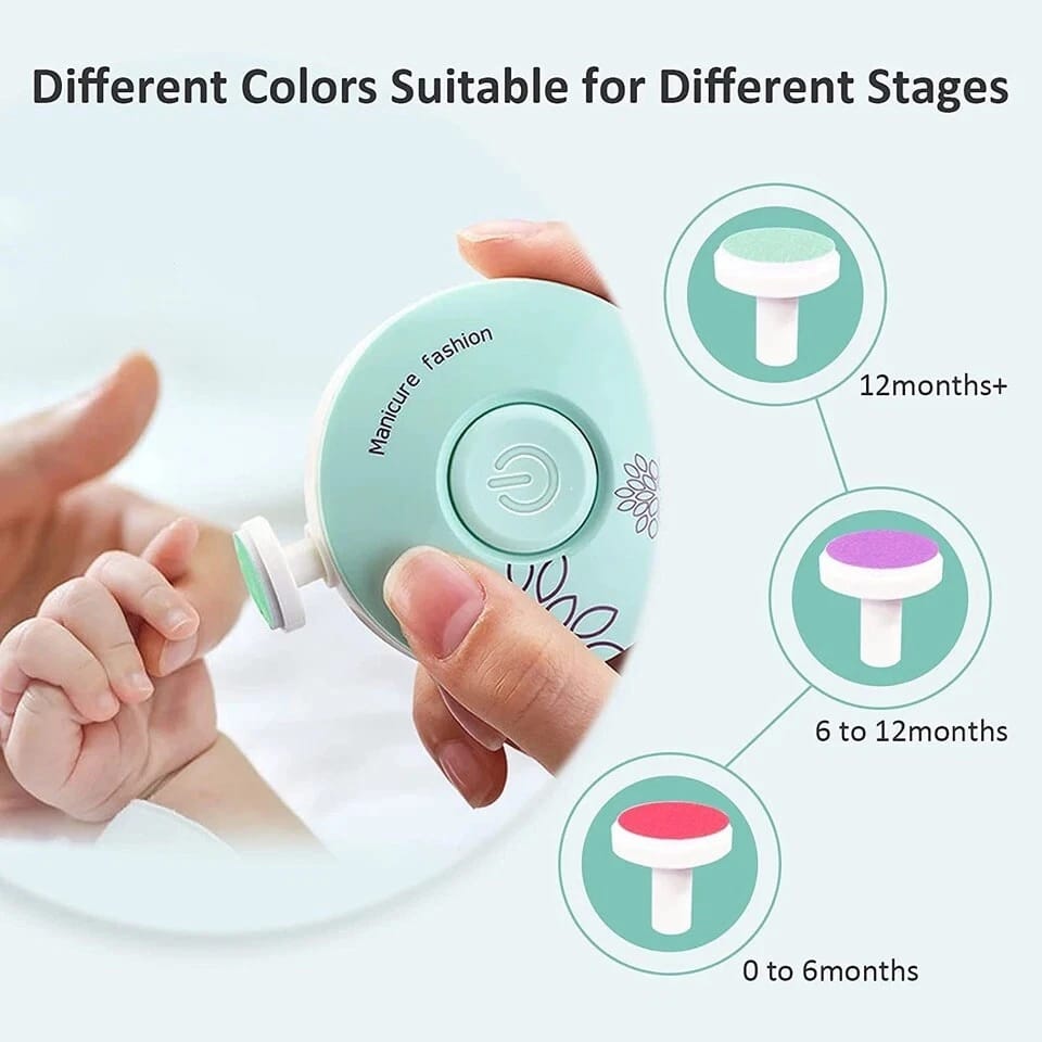 Cortador Eléctrico de Uñas para Bebé