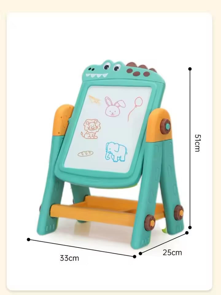 Pizarra Infantil 2 en 1 / Pizarra de Dibujo y Rompecabezas