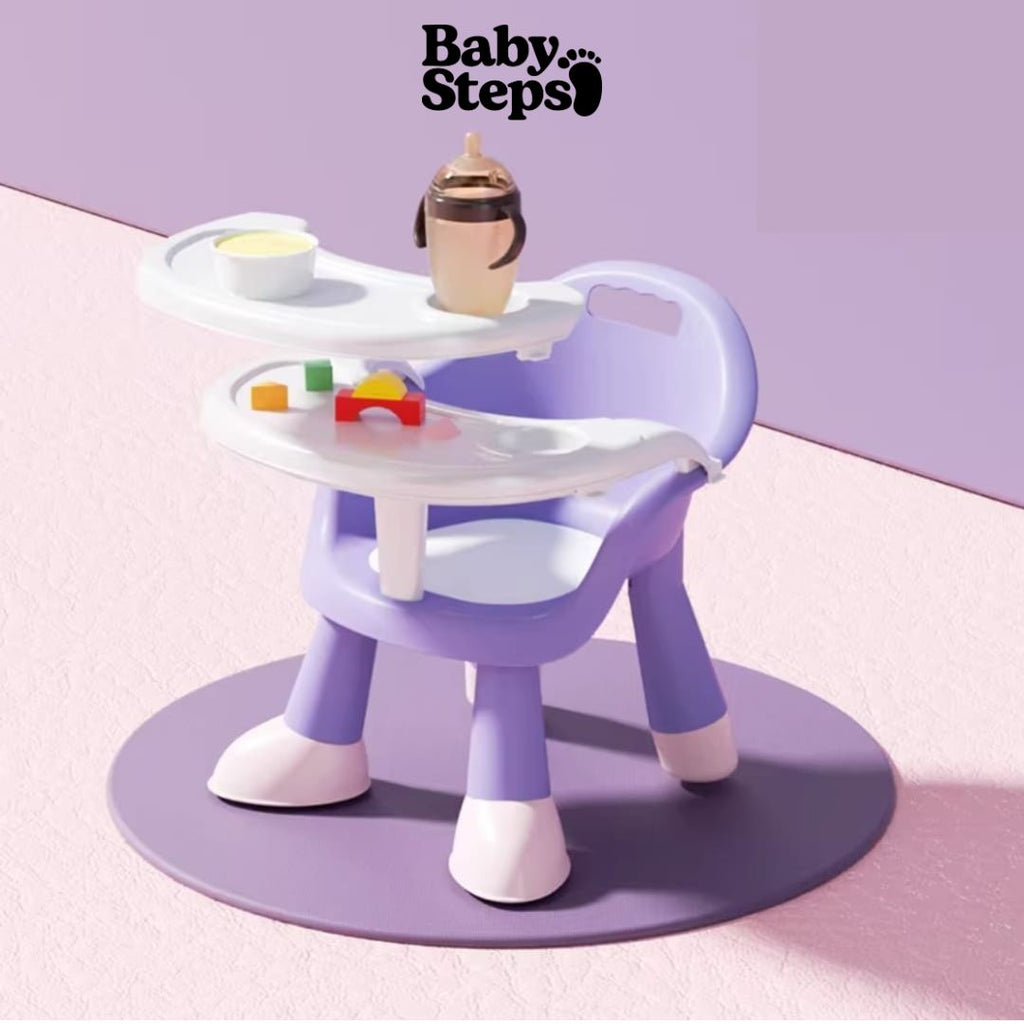 Silla Convertible con Bandeja Doble - Babystepscr