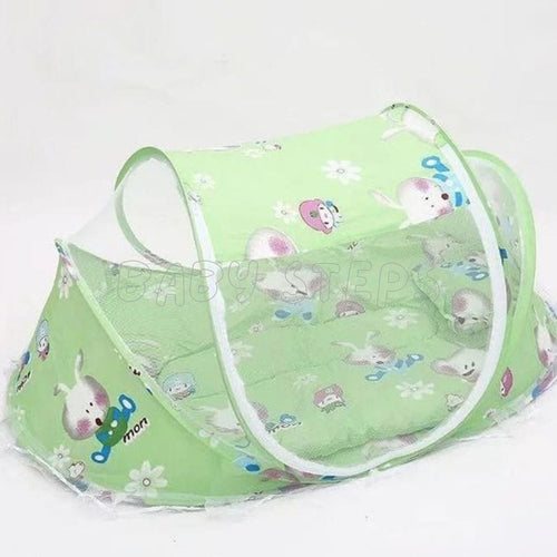 Cama Plegable con Mosquitero para Bebé - Babystepscr