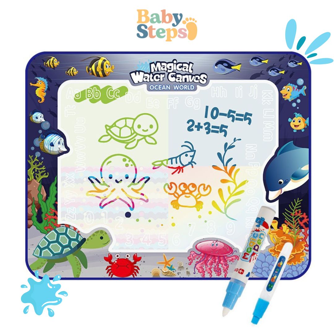 Alfombra Mágica para Dibujar con Agua - Babystepscr