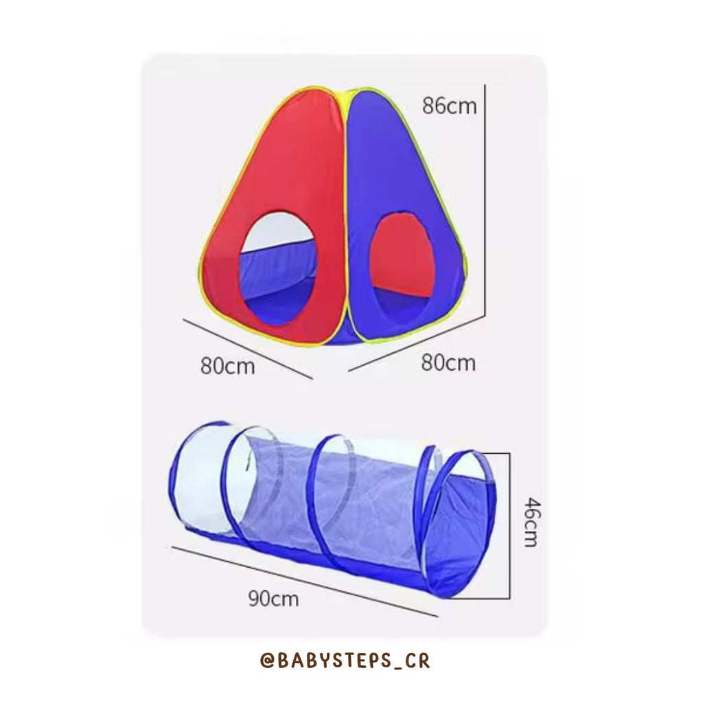 Tienda de Campaña y Túnel Pop-Up - Babystepscr