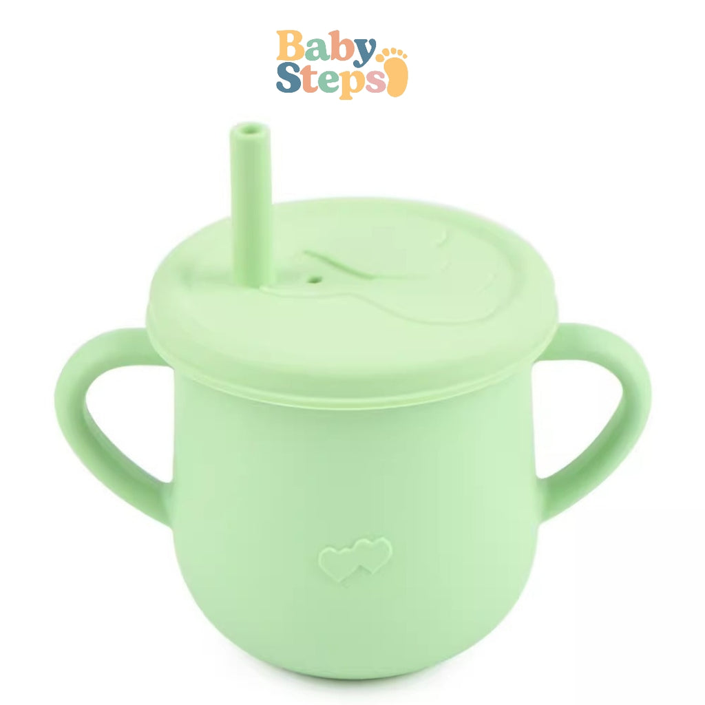 Vaso corazon con pajilla - Babystepscr