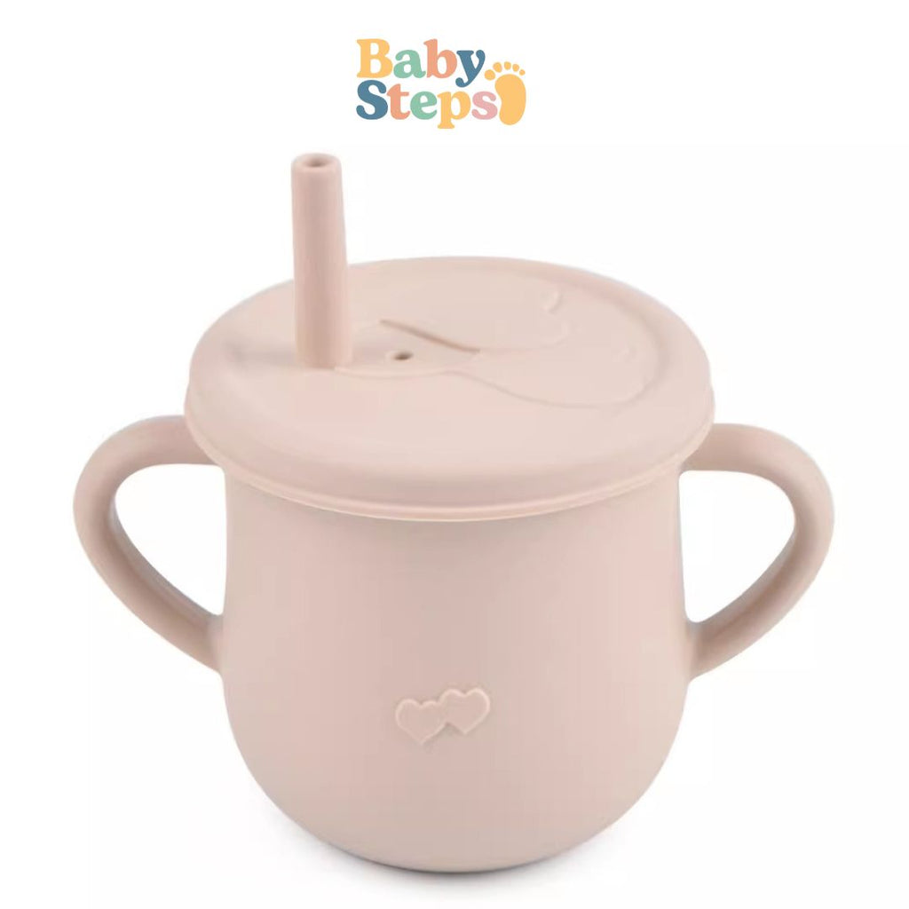 Vaso corazon con pajilla - Babystepscr