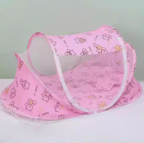Cama Plegable con Mosquitero para Bebé - Babystepscr