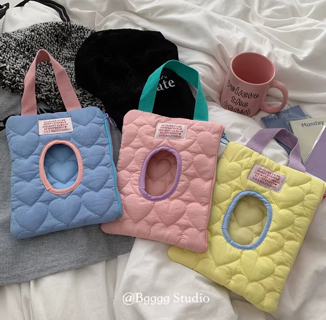 Bolsa Portátil Acolchada para Toallitas