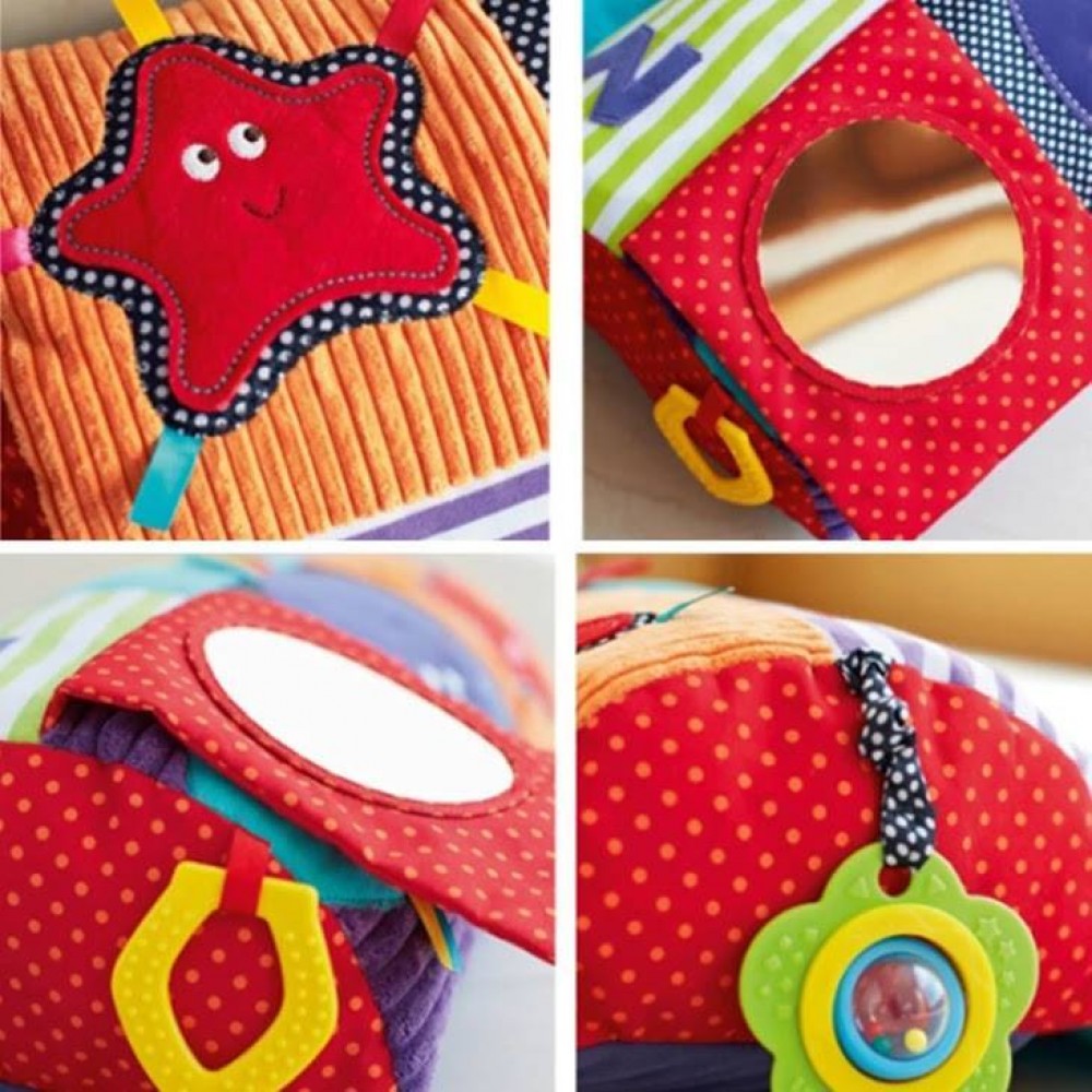 Alfombra de Actividades para Tummy Time con Almohada Sensorial