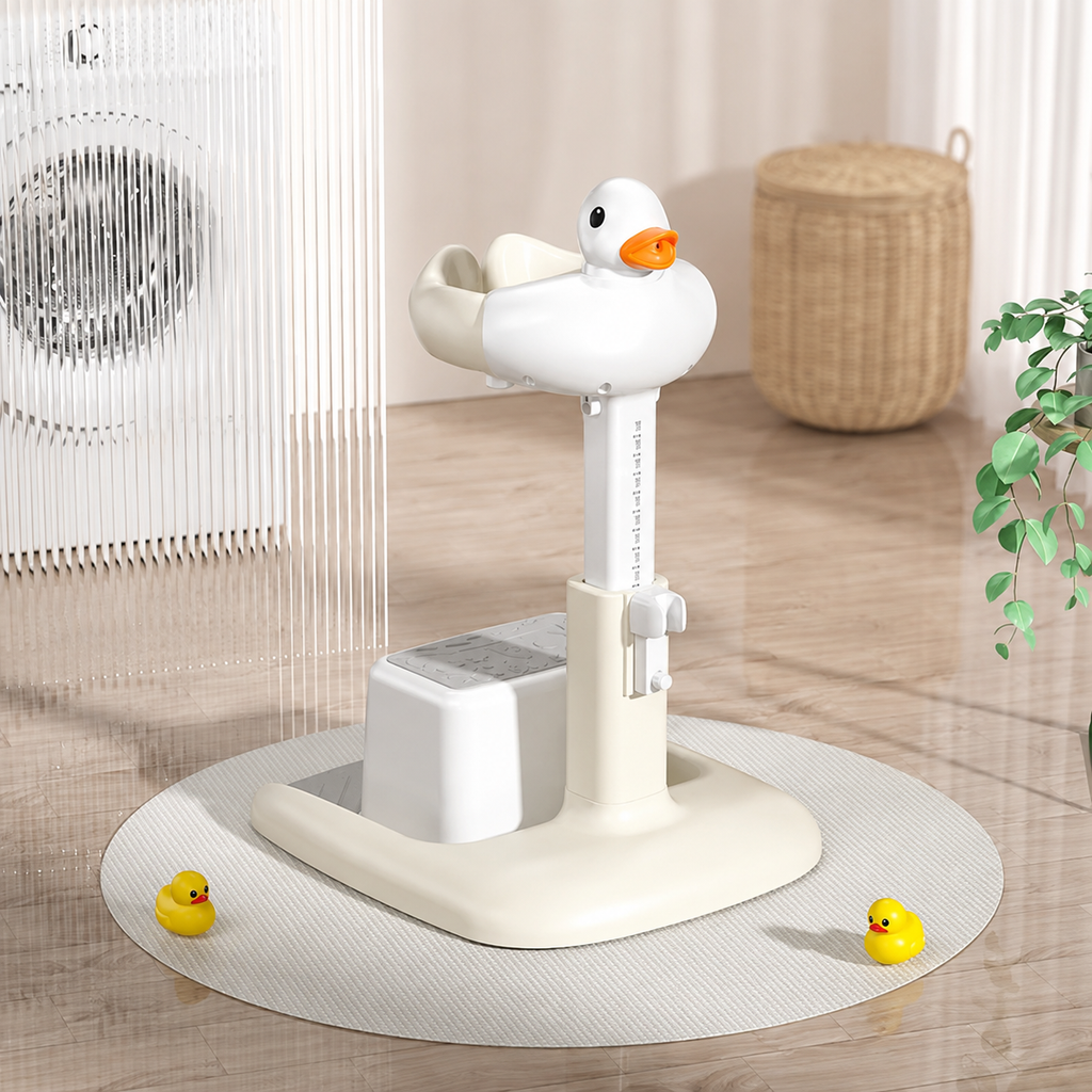 Ayudante de Baño Ajustable con Escalón para Niños