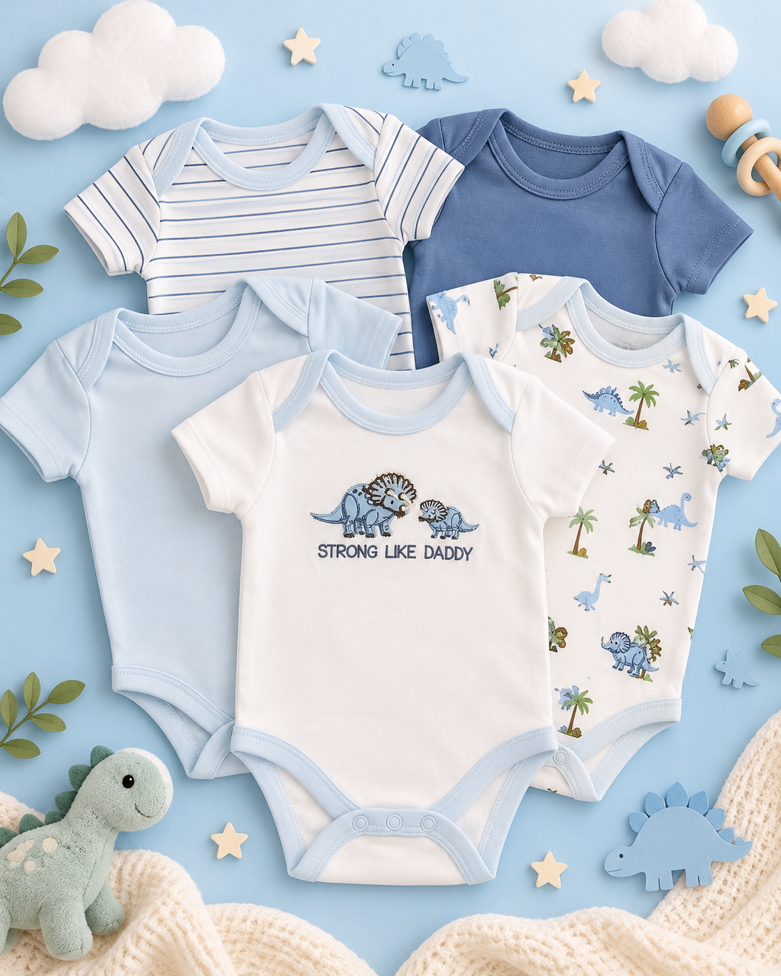 Pack “Little Dino” – 5 Bodys