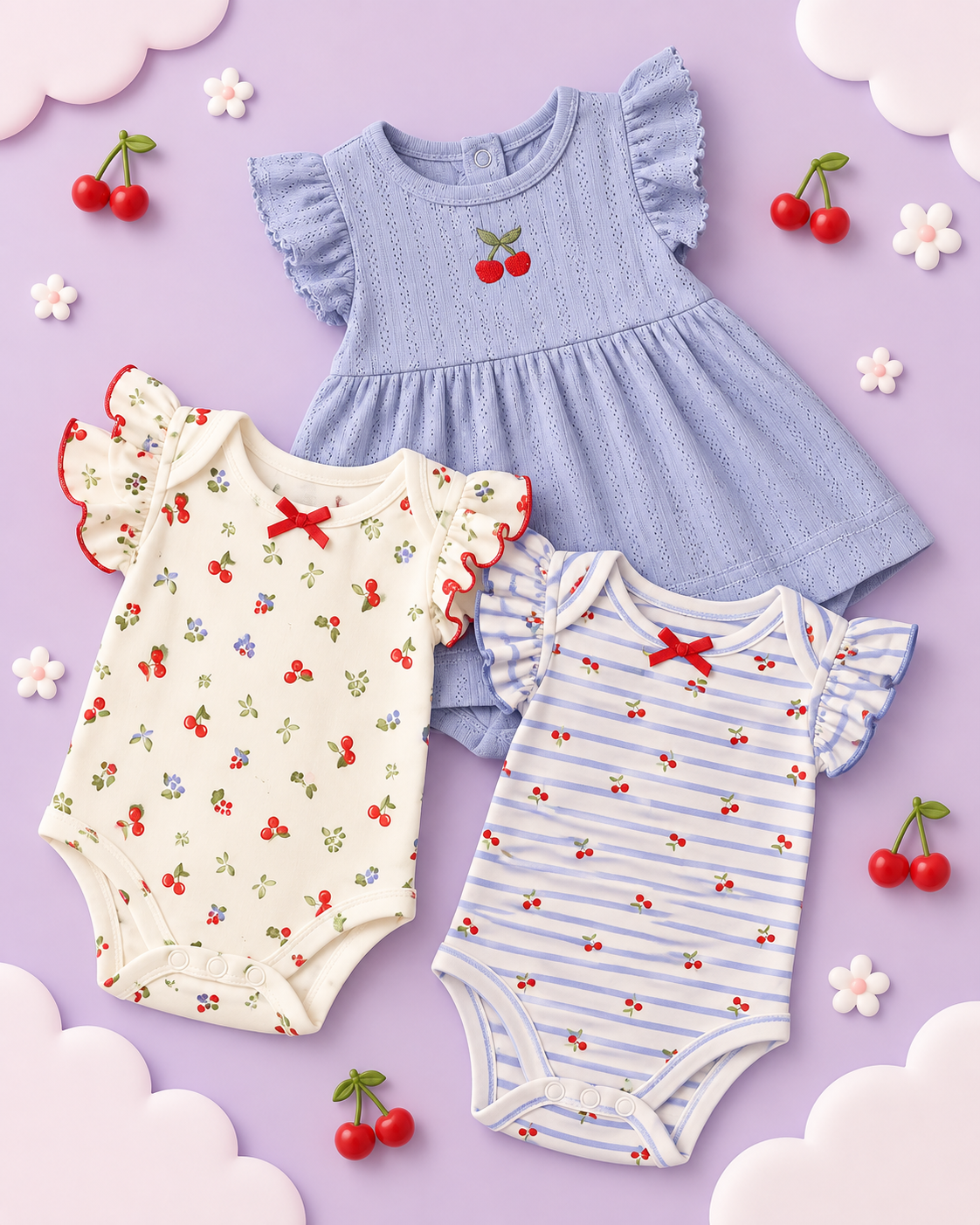 Set “Cherry Blossom” – 3 Piezas