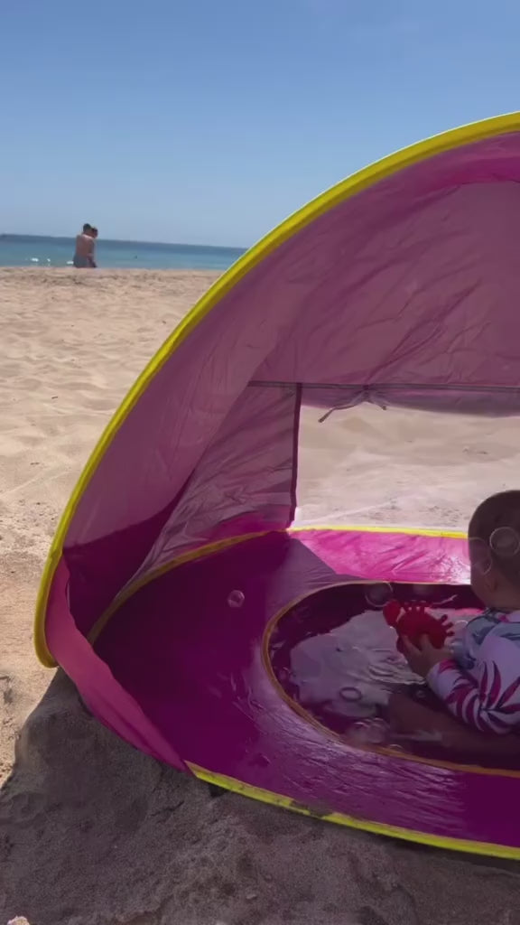 Tienda de campaña de Playa para Bebé con Mini Piscina
