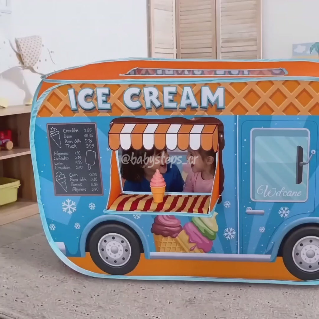 Tienda de campaña Infantil Tipo Bus de Helados