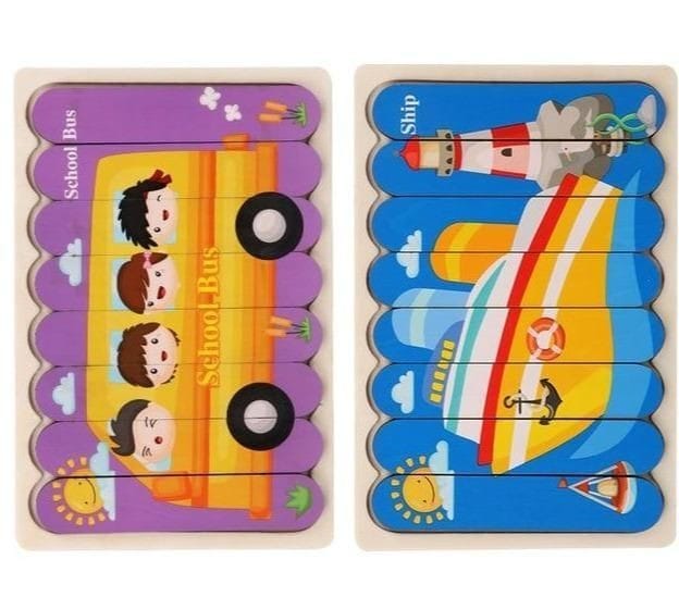 3 x Rompecabeza Diferentes - Babystepscr